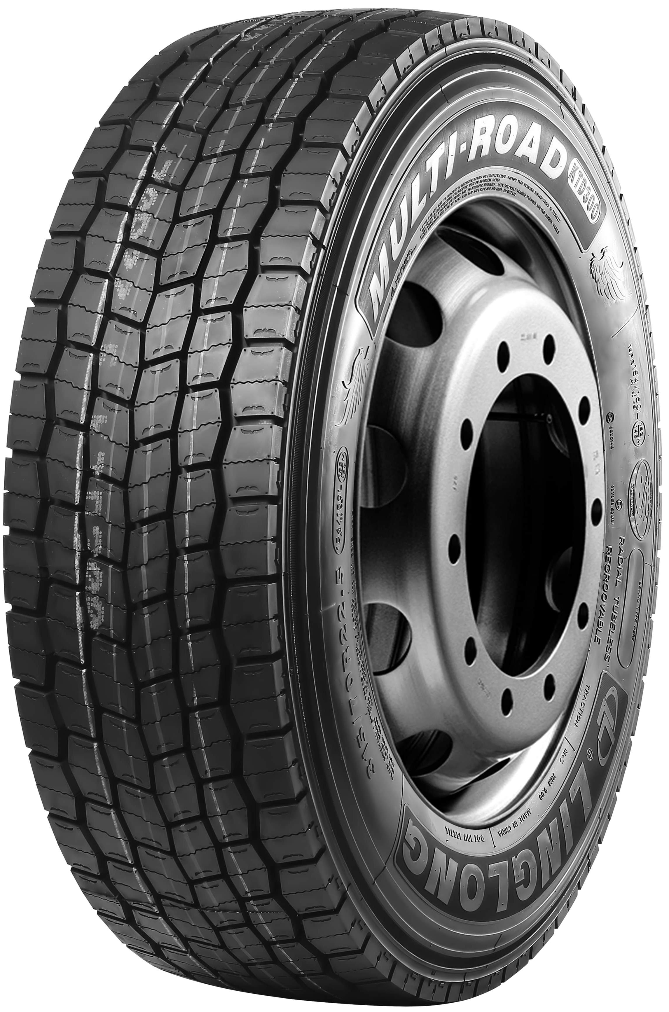 Автошина LINGLONG 315/70R22.5 KTD300 156/150L TL 18PR (на ведущую ось) 